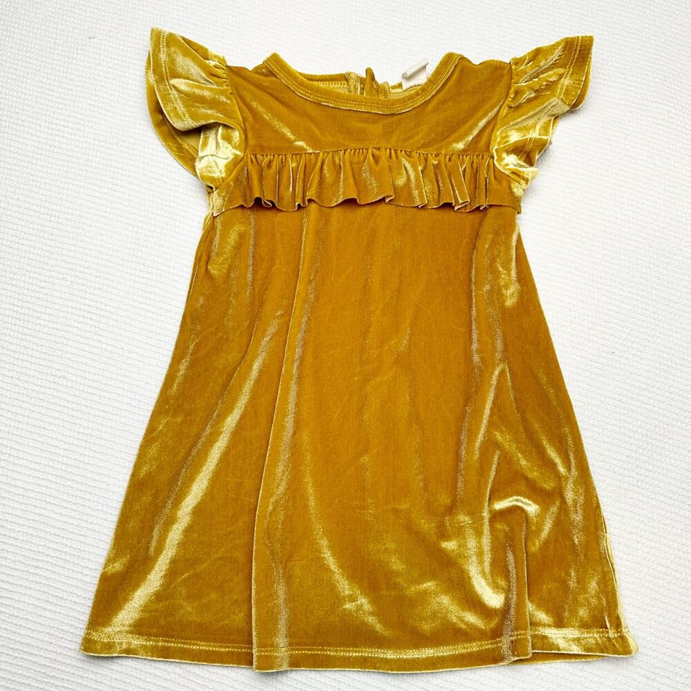Tucker + Tate Gold Velour Dress
